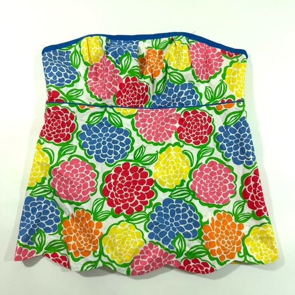 Lilly Pulitzer Cael Strapless Tube Top Multicolor No Straps - Picture 1 of 8